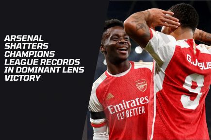 Arsenal Shatters Champions League Records in Dominant Lens Victory