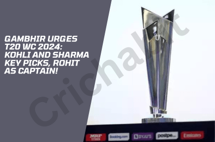 Gambhir Urges T20 WC 2024: Kohli and Sharma Key Picks, Rohit as Captain!