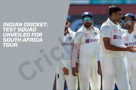 Indian Cricket: Test Squad Unveiled for South Africa Tour