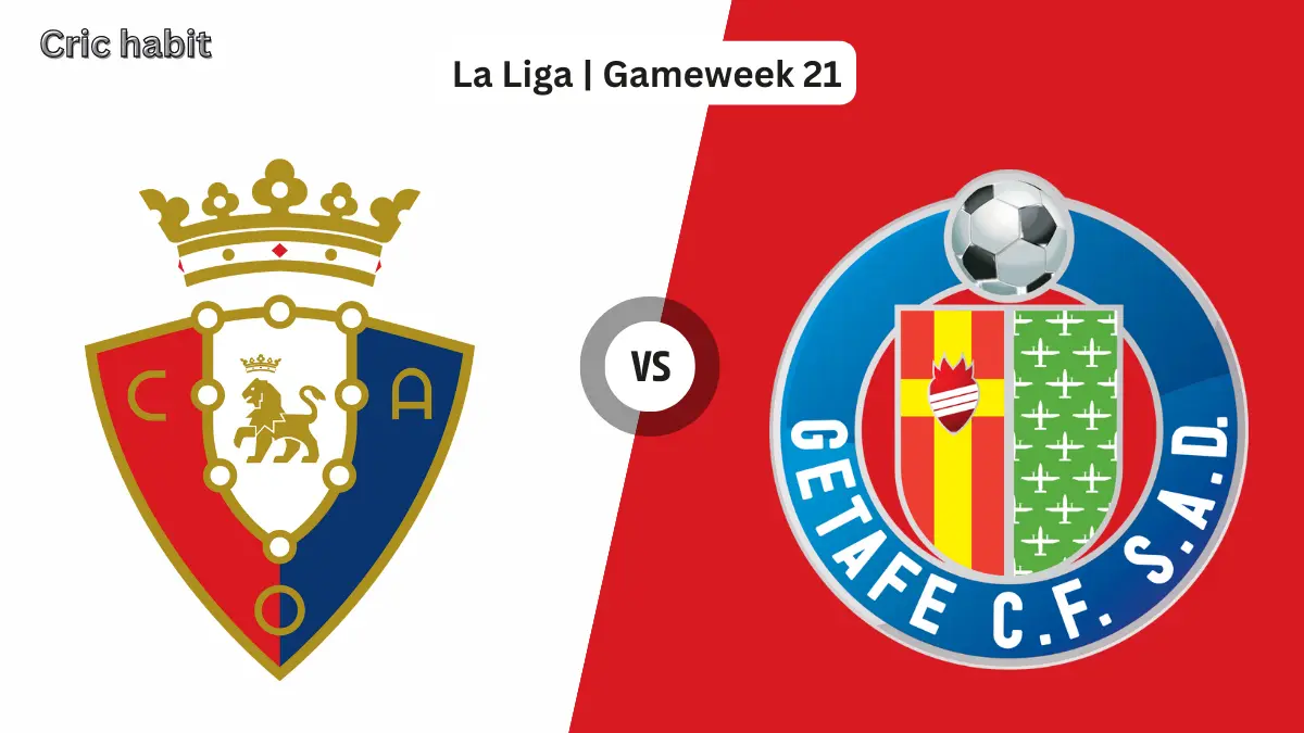 La Liga: Osasuna vs. Getafe Match Preview, Predictions, Team News, Line-ups
