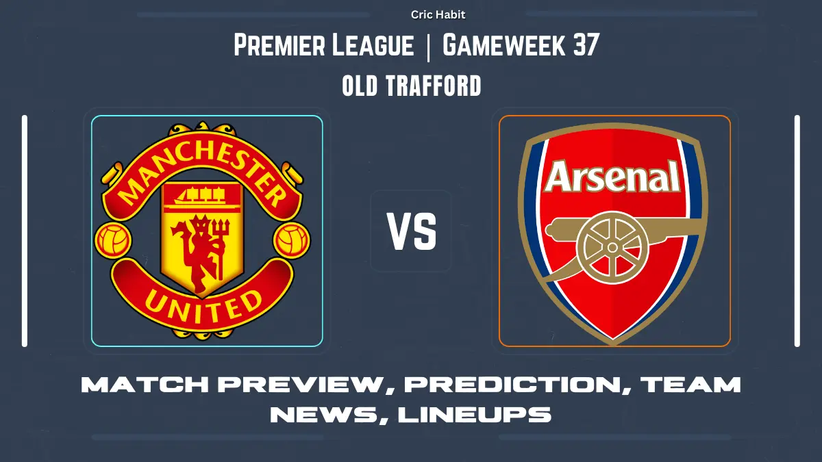 Premier League: Manchester United vs. Arsenal match Prediction, Preview, Latest Team News, Predicted Lineups