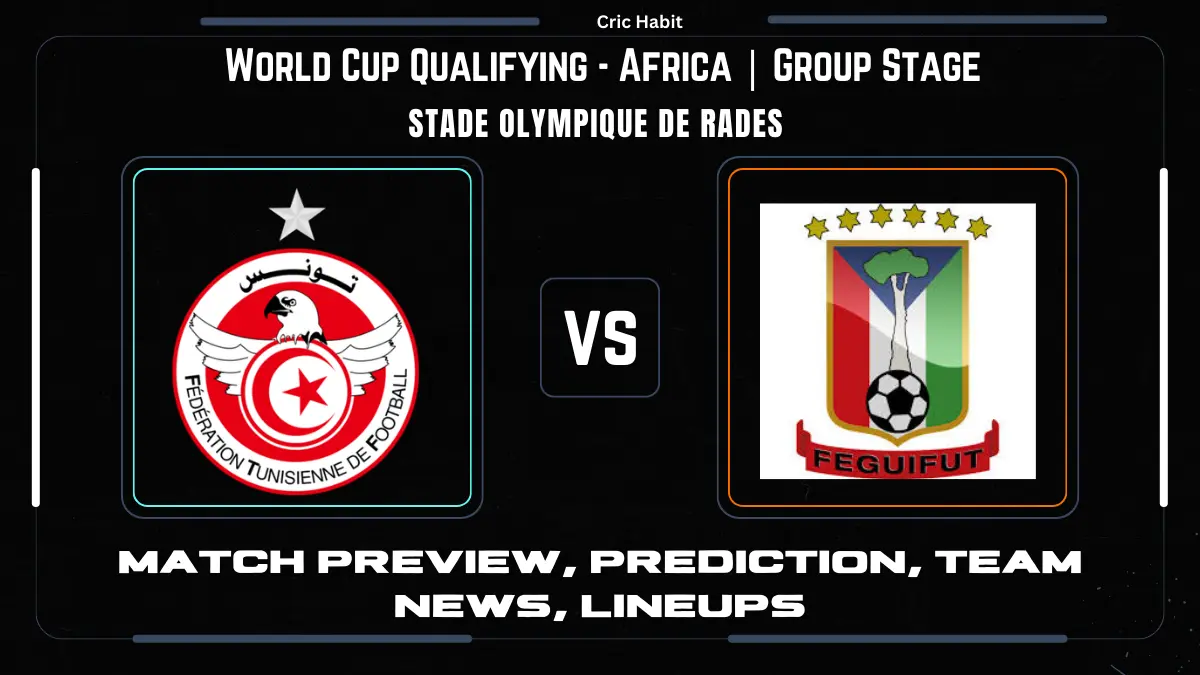 Epic Showdown: Tunisia vs. Equatorial Guinea – Team News, Prediction, and Lineups!